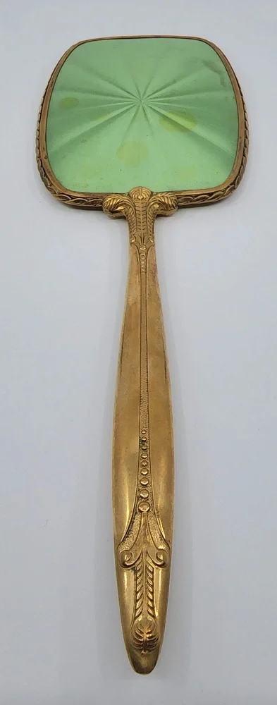 Aft Deco Style Vintage Hand Mirror
